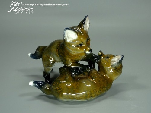 Купить фарфоровые статуэтки Rosenthal, Лисята, Германия