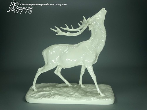 Купить фарфоровые статуэтки Nymphenburg, Олень, Германия