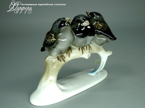 Купить фарфоровые статуэтки Rosenthal, Воробьи, Германия