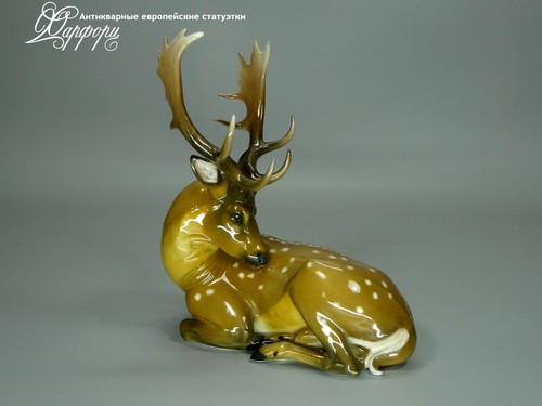 Купить фарфоровые статуэтки Rosenthal, Олень, Германия