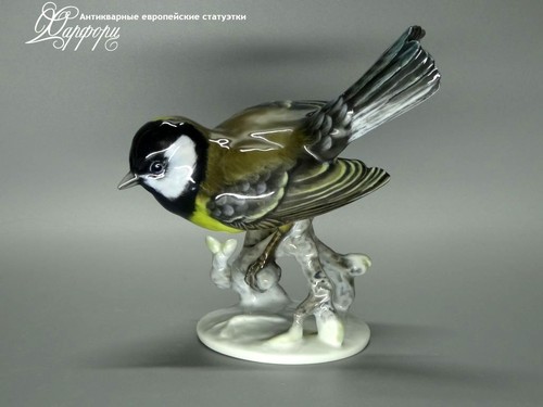 Купить фарфоровые статуэтки Rosenthal, Синица, Германия