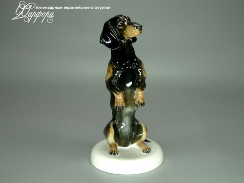 Купить фарфоровые статуэтки Rosenthal, Такса, Германия
