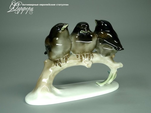 Купить фарфоровые статуэтки Rosenthal, Воробьи, Германия