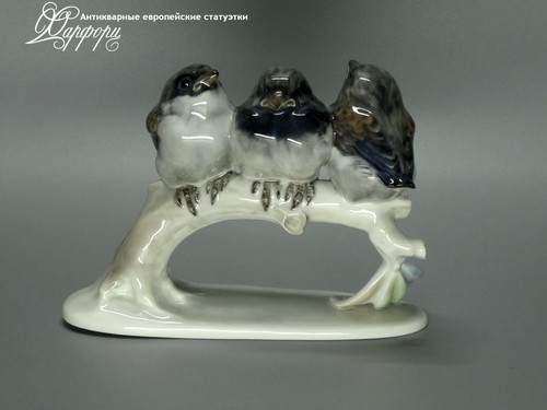 Купить фарфоровые статуэтки Rosenthal, Воробьи, Германия