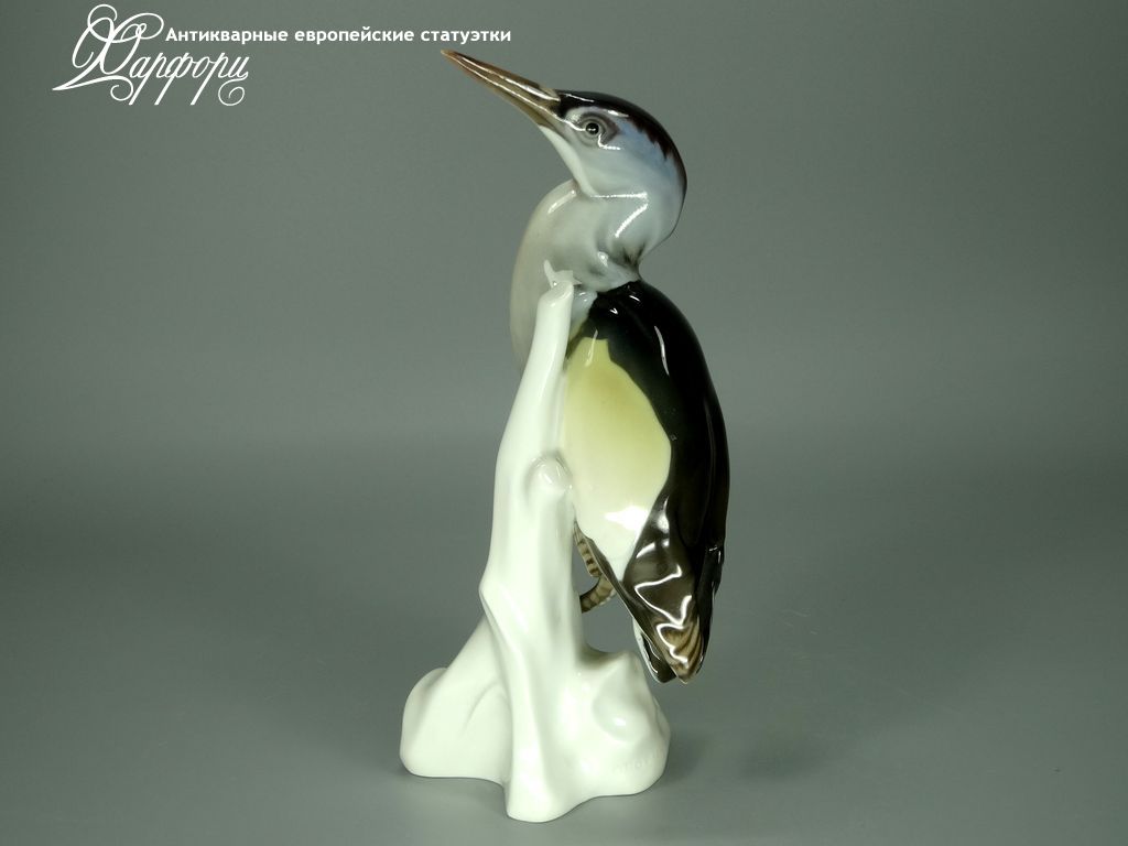 Антикварная фарфоровая статуэтка "Выпь" Rosenthal Антикварная фарфоровая статуэтка "Выпь" Rosenthal