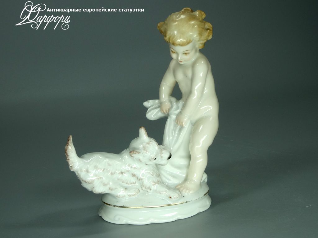 Антикварная фарфоровая статуэтка "Игрули" Rosenthal Антикварная фарфоровая статуэтка "Игрули" Rosenthal